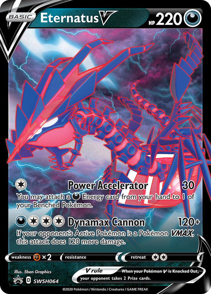 Sword & Shield Promo's Eternatus V #64